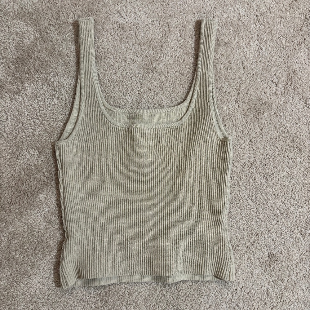 Aritzia Scuplt Knit Tank Top
